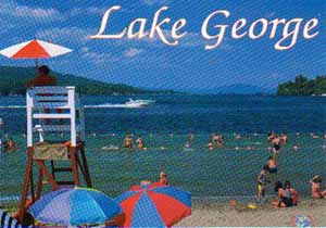 lake george postcard